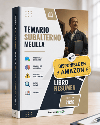 Portada del temario Subalterno